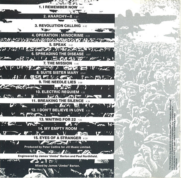 Operation: Mindcrime Discogs image 3