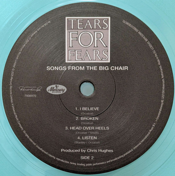 Songs From The Big Chair Discogs image 4