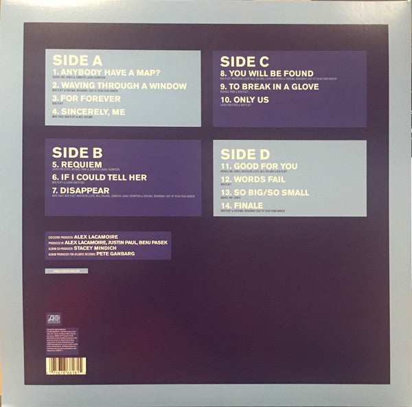 Dear Evan Hansen: Original Broadway Cast Recording Discogs image 4