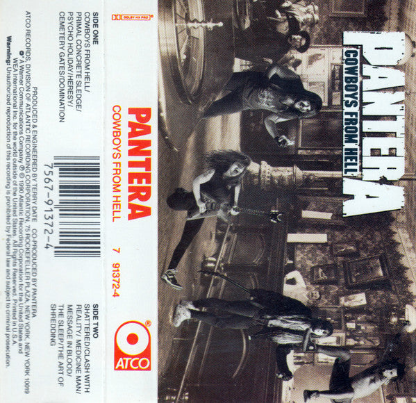 Cowboys From Hell Discogs cover art