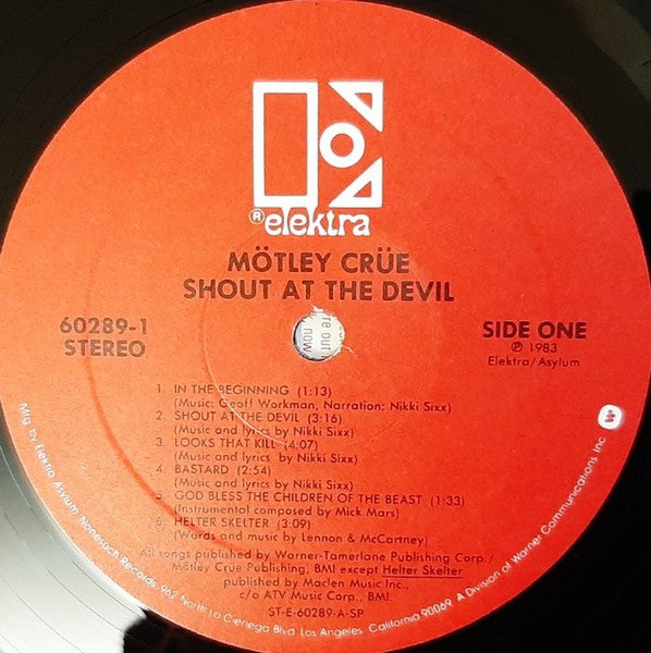 Shout At The Devil Discogs image 4