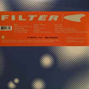 Filter - Title of Record