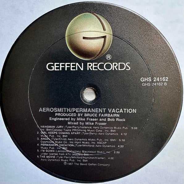 Aerosmith - Permanent Vacation (LP) - Vyle Vinyl