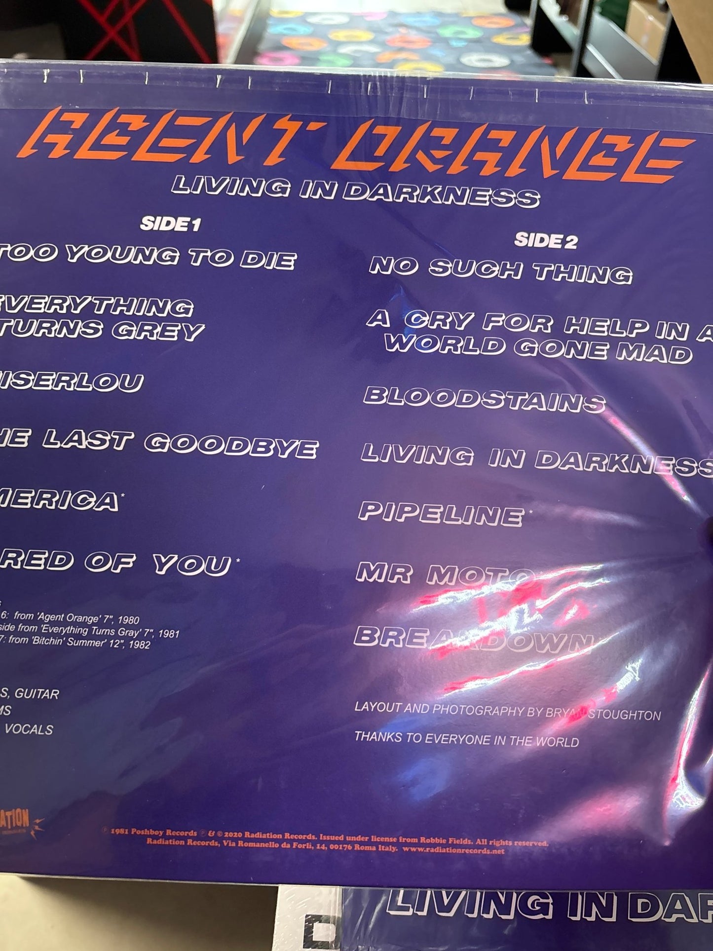 Agent Orange - Living in Darkness - Vyle Vinyl