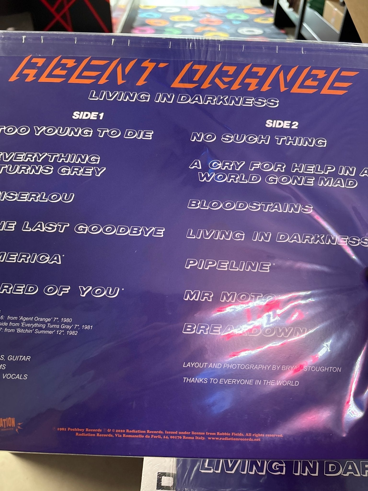 Agent Orange - Living in Darkness - Vyle Vinyl