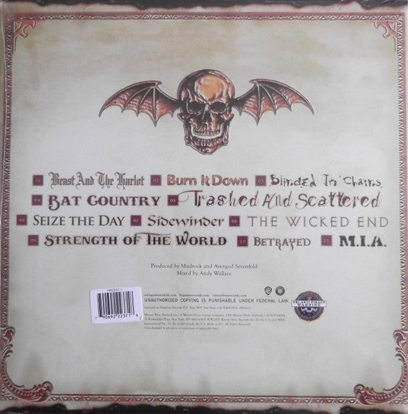 Avenged Sevenfold- City Of Evil - Vyle Vinyl