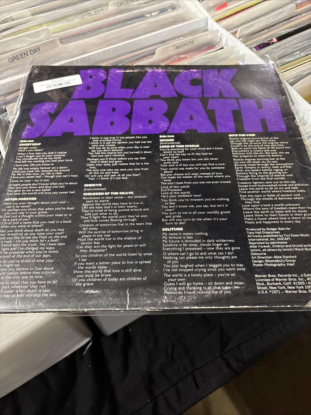 Black Sabbath - Master Of Reality (LP) - Vyle Vinyl