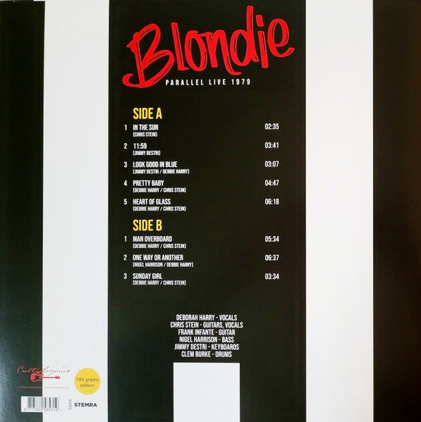 Blondie - Parallel Live 1979 - Vyle Vinyl