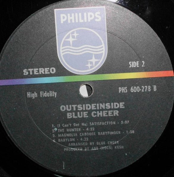 Blue Cheer - Outsideinside (LP) - Vyle Vinyl