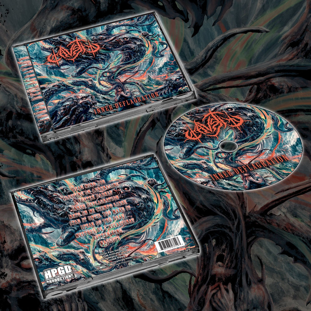 CAUSTIC - Inner Deflagration CD - Vyle Vinyl