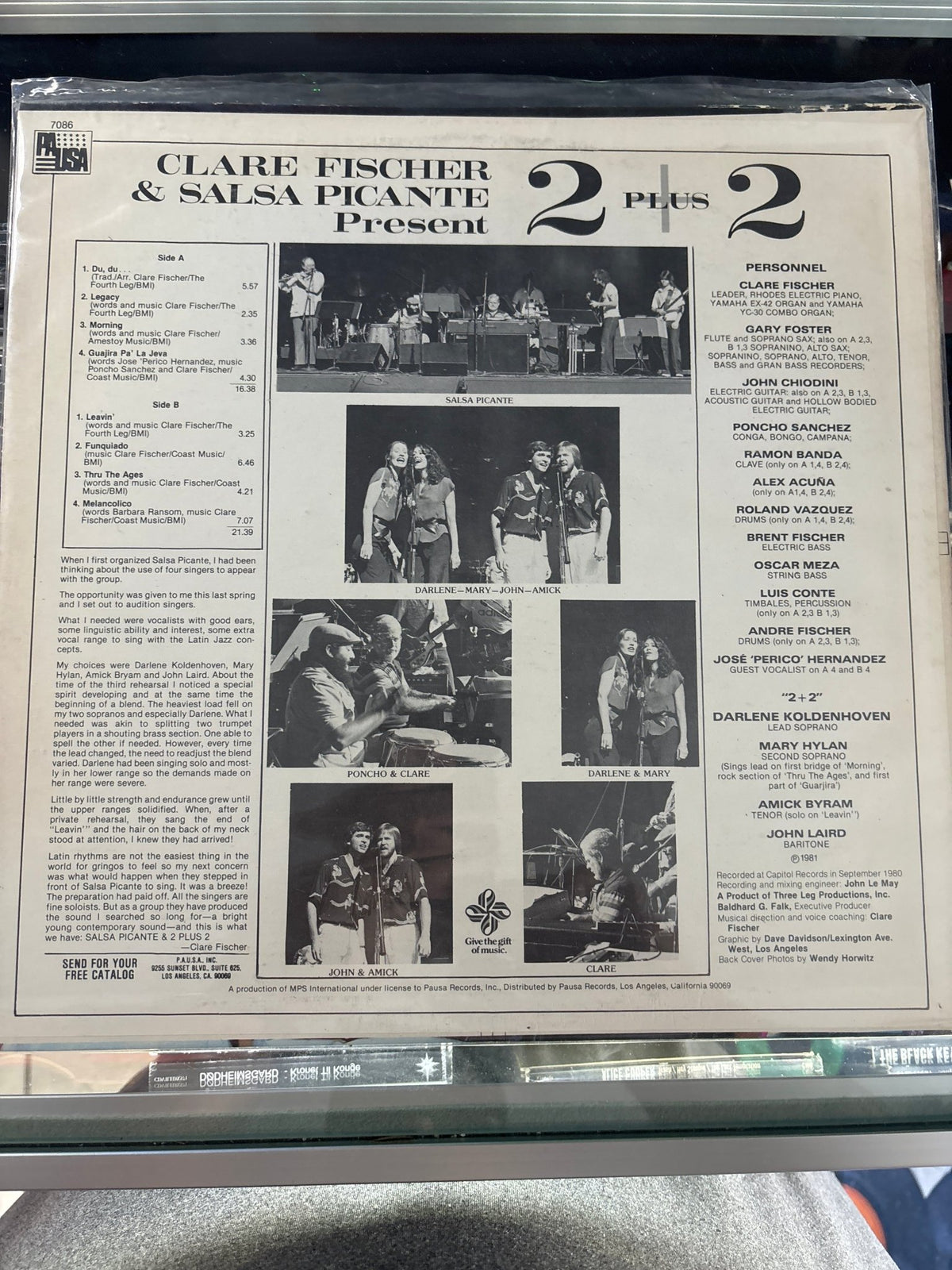 Clare Fisher & Salsa Picante - 2 plus 2 - Vyle Vinyl