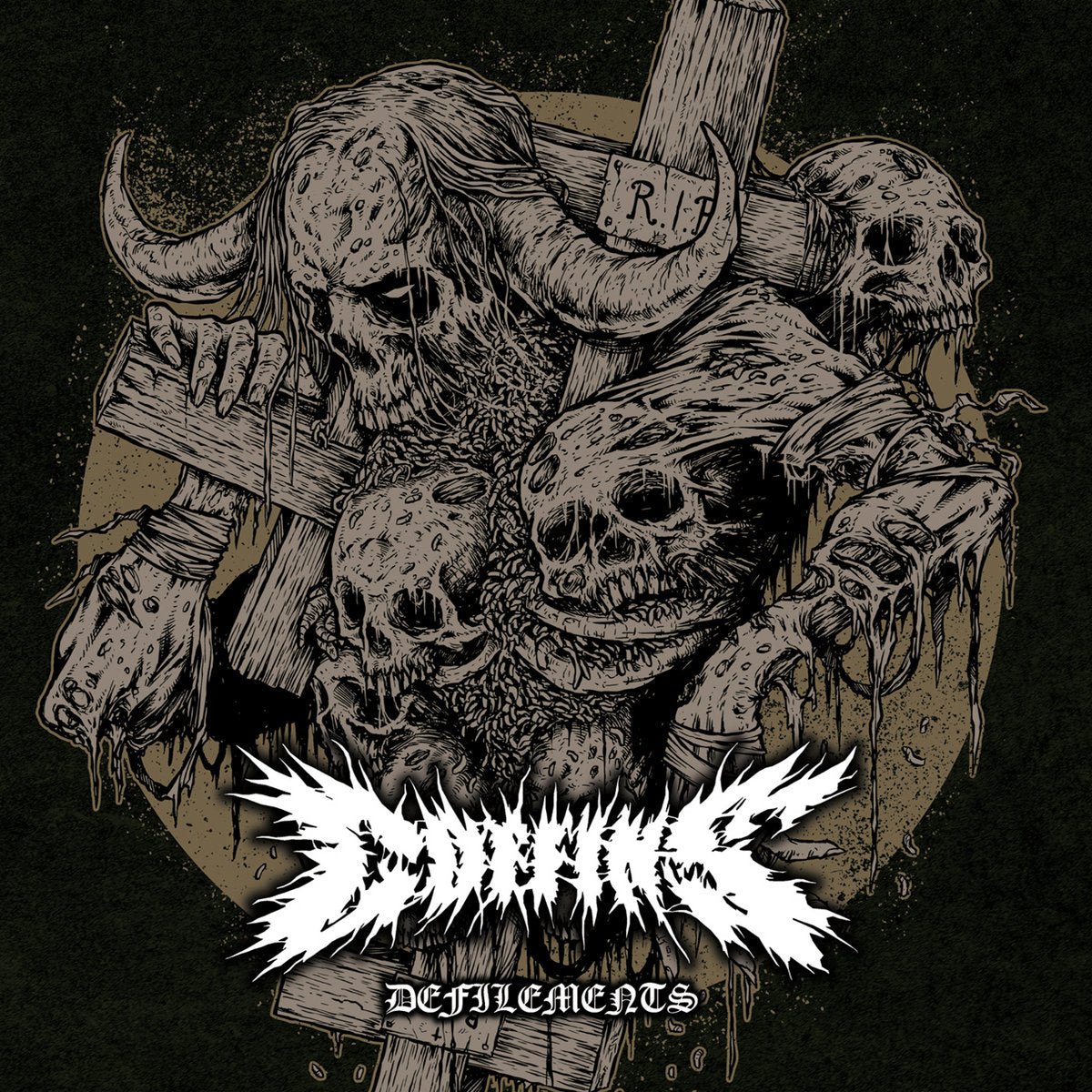 COFFINS - Defilements 2CD - Vyle Vinyl