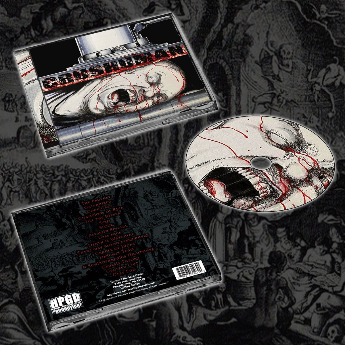 CRUSHUMAN - CrusHuman CD - Vyle Vinyl