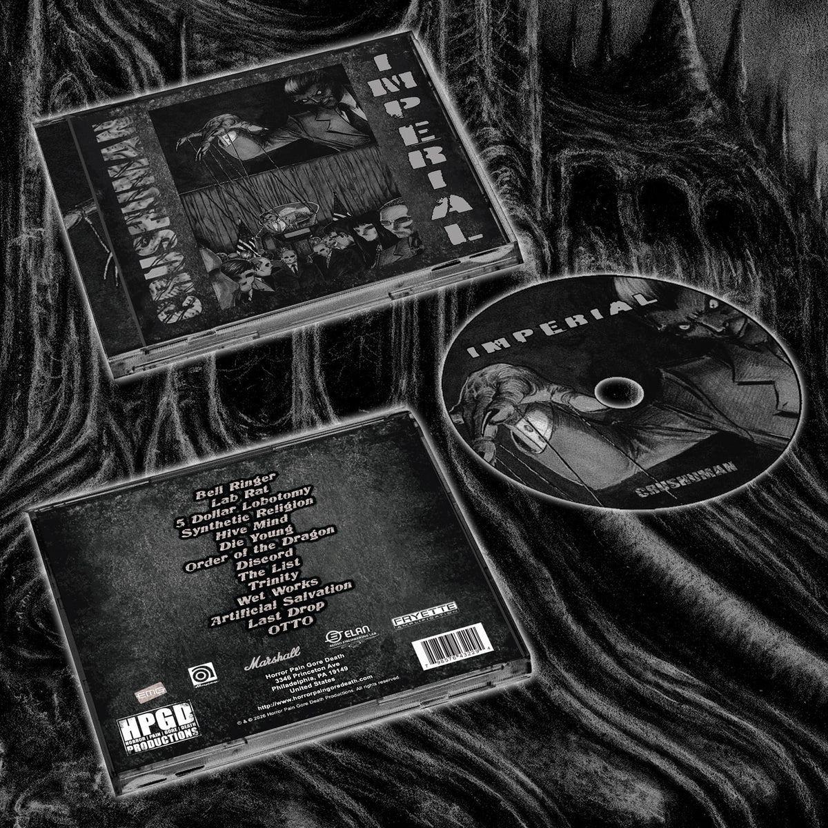 CRUSHUMAN - Imperial CD - Vyle Vinyl
