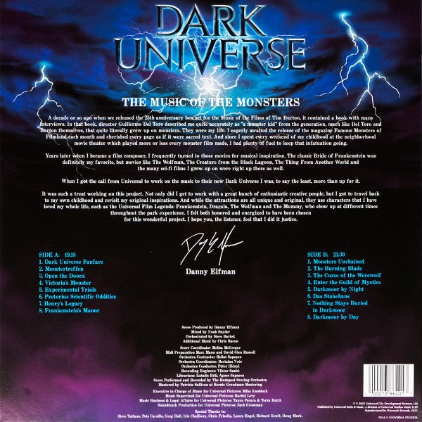 Danny Elfman - Dark Universe (LP) - Vyle Vinyl