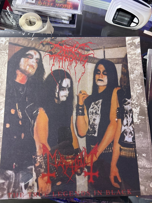 Darkthrone & Mayhem - The True Legends In Black - Vyle Vinyl