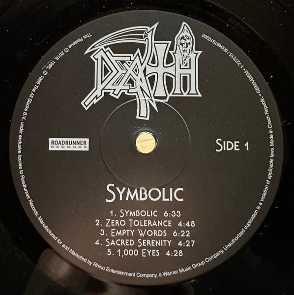 Death - Symbolic (LP) - Vyle Vinyl