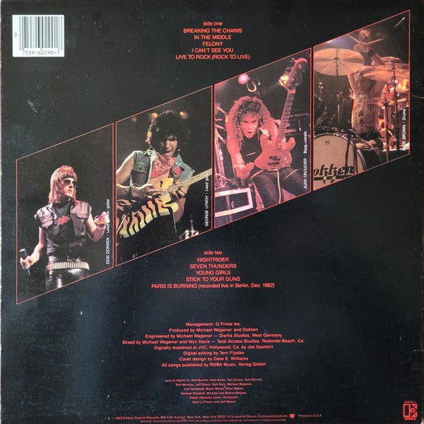 Dokken - Breaking The Chains (LP) - Vyle Vinyl