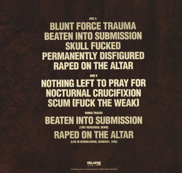 Dying Fetus - Purification Through Violence (LP) - Vyle Vinyl