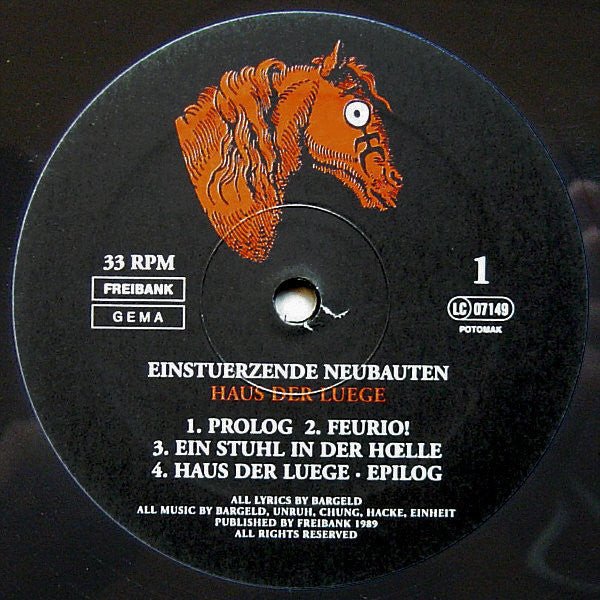 Einstürzende Neubauten - Haus Der Luege (LP) - Vyle Vinyl