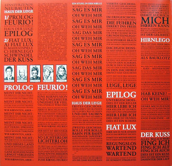 Einstürzende Neubauten - Haus Der Luege (LP) - Vyle Vinyl