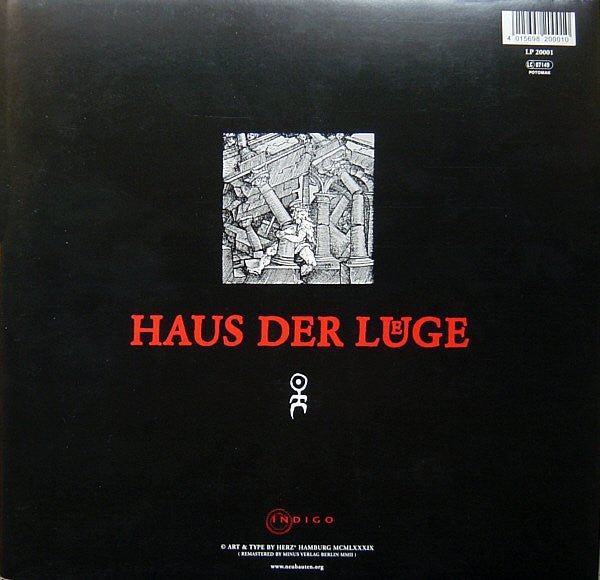 Einstürzende Neubauten - Haus Der Luege (LP) - Vyle Vinyl