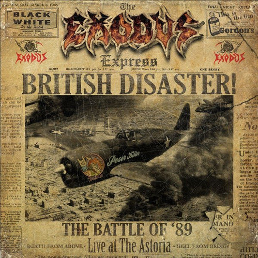 Exodus (6) - British Disaster! The Battle Of '89 (Live At The Astoria) (2xLP) - Vyle Vinyl