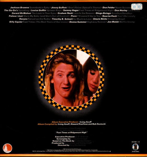 Fast Times At Ridgemont High - Motion Picture Soundtrack - Vyle Vinyl