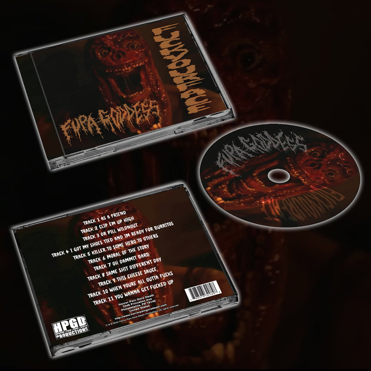 FUPA GODDESS - Fuckyourface CD - Vyle Vinyl
