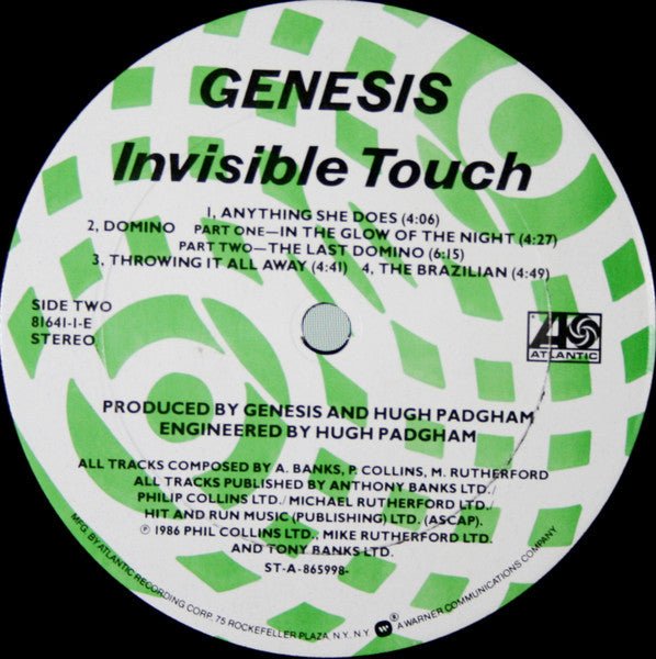 Genesis - Invisible Touch (LP) - Vyle Vinyl