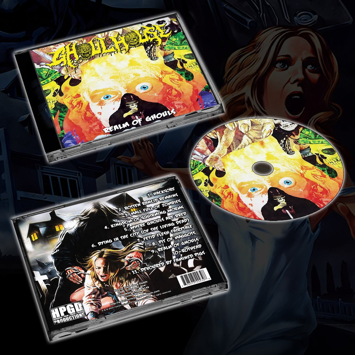 GHOULHOUSE - Realm Of Ghouls CD - Vyle Vinyl