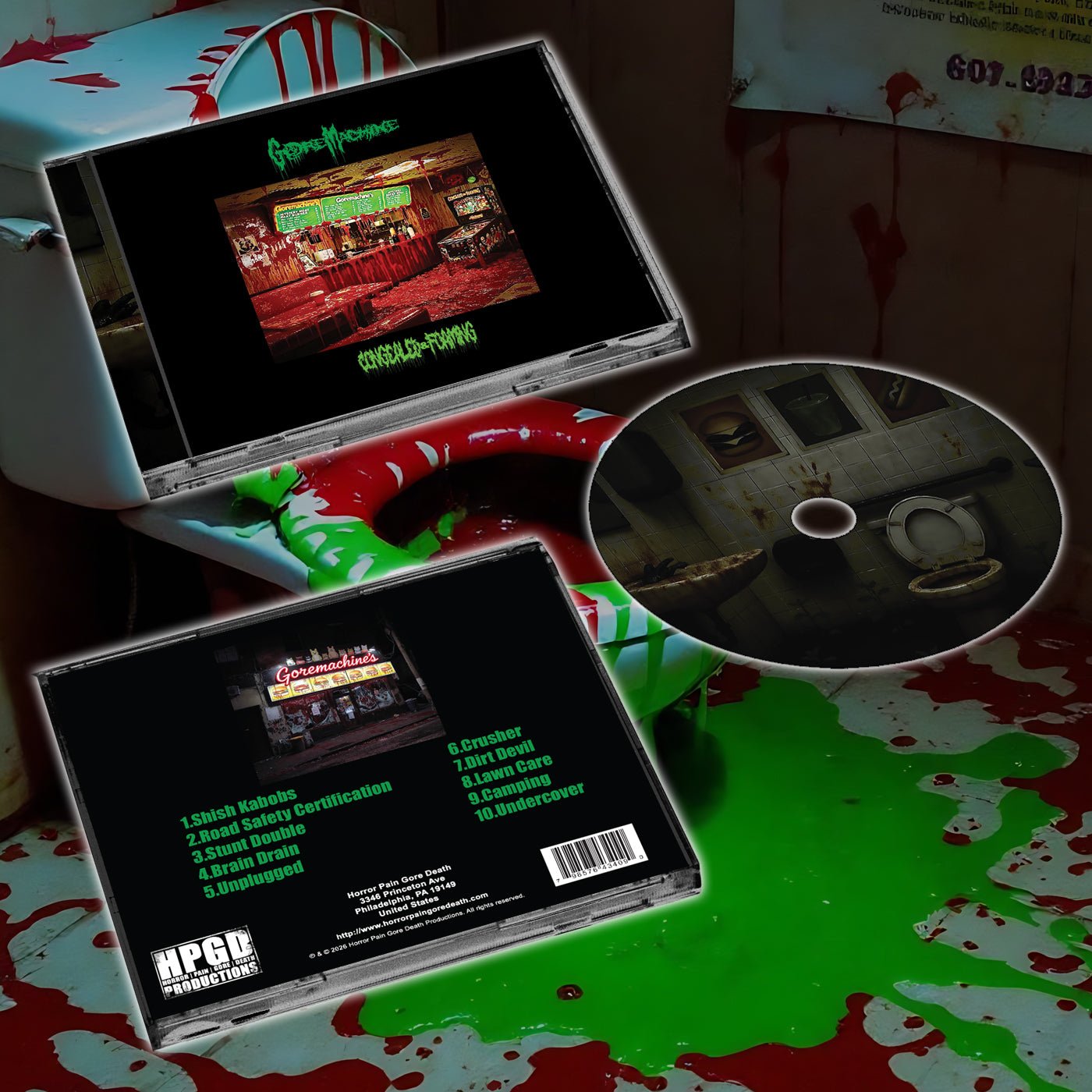 GORE MACHINE - Congealed And Foaming CD - Vyle Vinyl