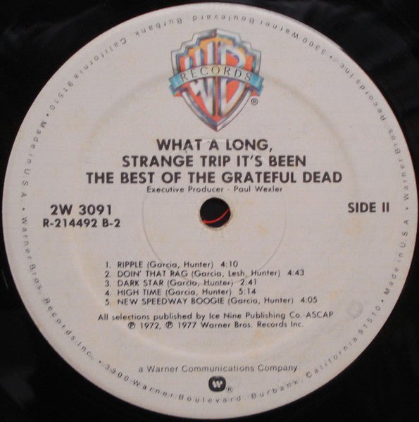 Grateful Dead, The - What A Long Strange Trip It's Been: The Best Of The Grateful Dead (2xLP) - Vyle Vinyl