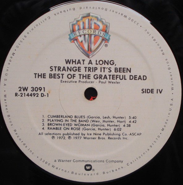 Grateful Dead, The - What A Long Strange Trip It's Been: The Best Of The Grateful Dead (2xLP) - Vyle Vinyl