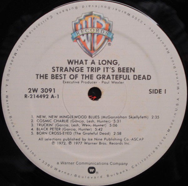 Grateful Dead, The - What A Long Strange Trip It's Been: The Best Of The Grateful Dead (2xLP) - Vyle Vinyl