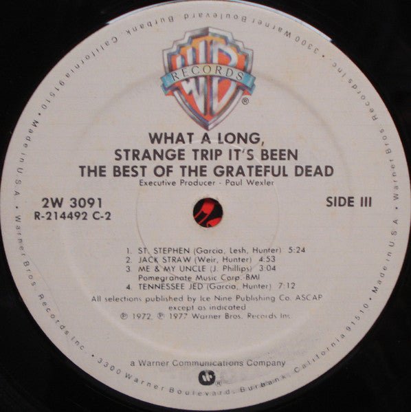 Grateful Dead, The - What A Long Strange Trip It's Been: The Best Of The Grateful Dead (2xLP) - Vyle Vinyl