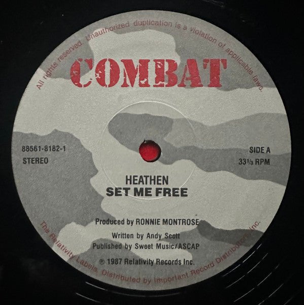 Heathen - Set Me Free - Vyle Vinyl