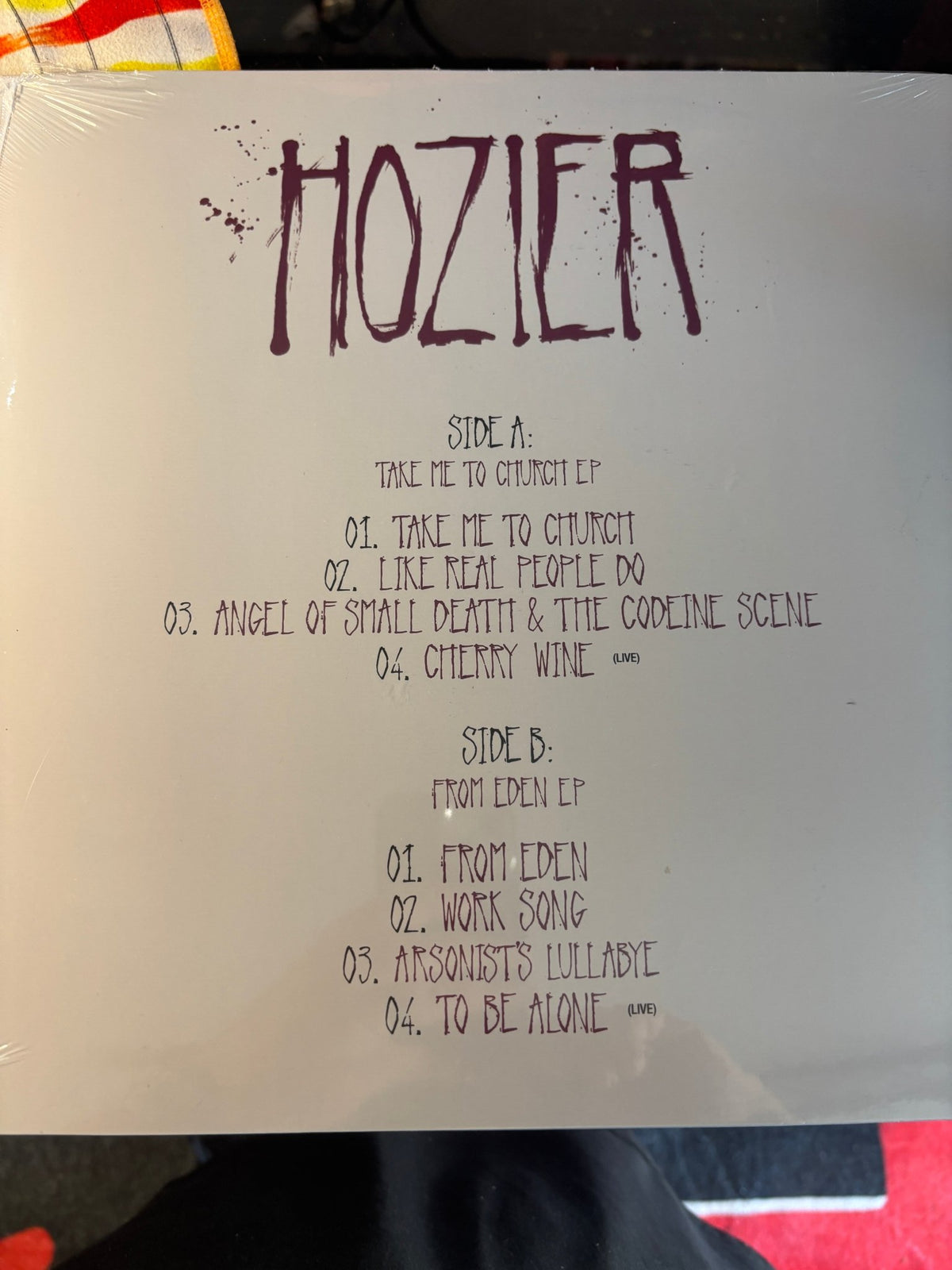 Hozier - Take Me To Church Ep From Eden Ep - Vyle Vinyl