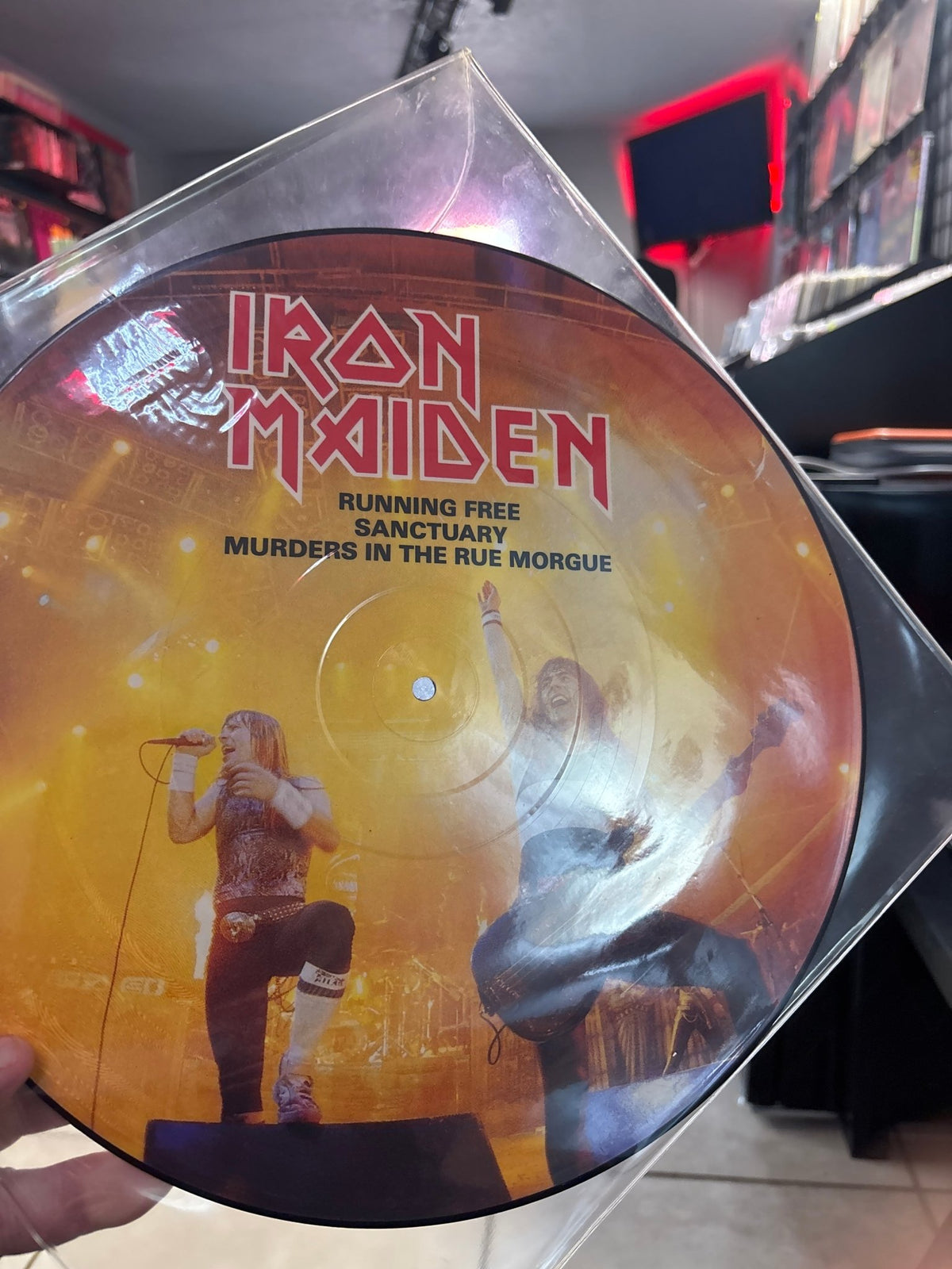 Iron Maiden - Running Free picture disc - Vyle Vinyl