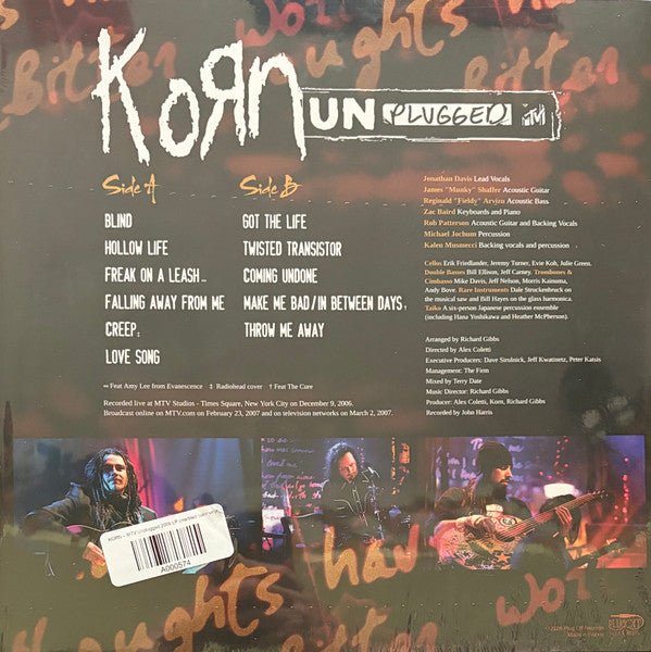 Korn - MTV Unplugged - Vyle Vinyl
