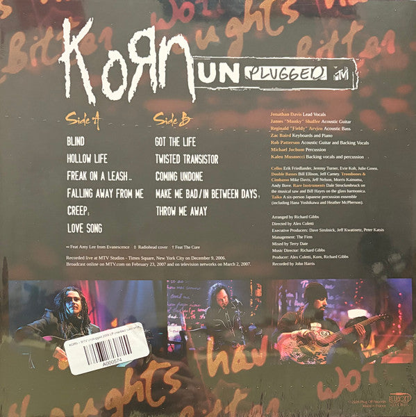 Korn - MTV Unplugged