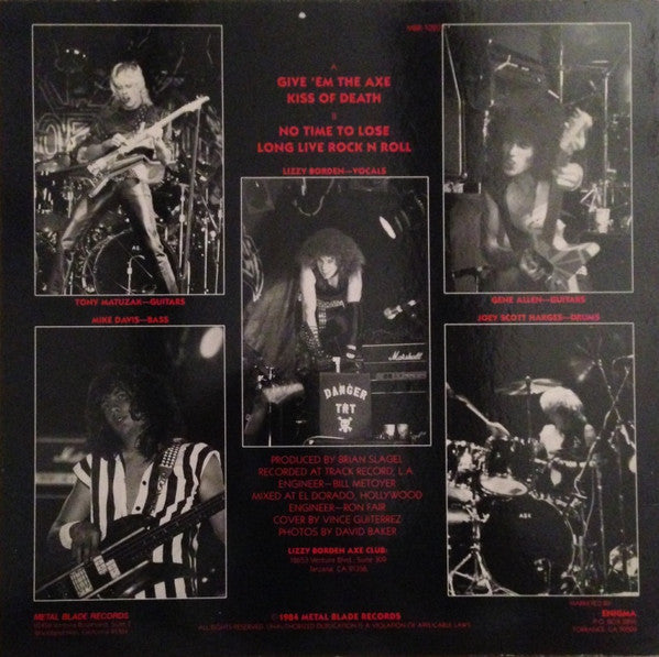 Lizzy Borden - Give 'Em The Axe