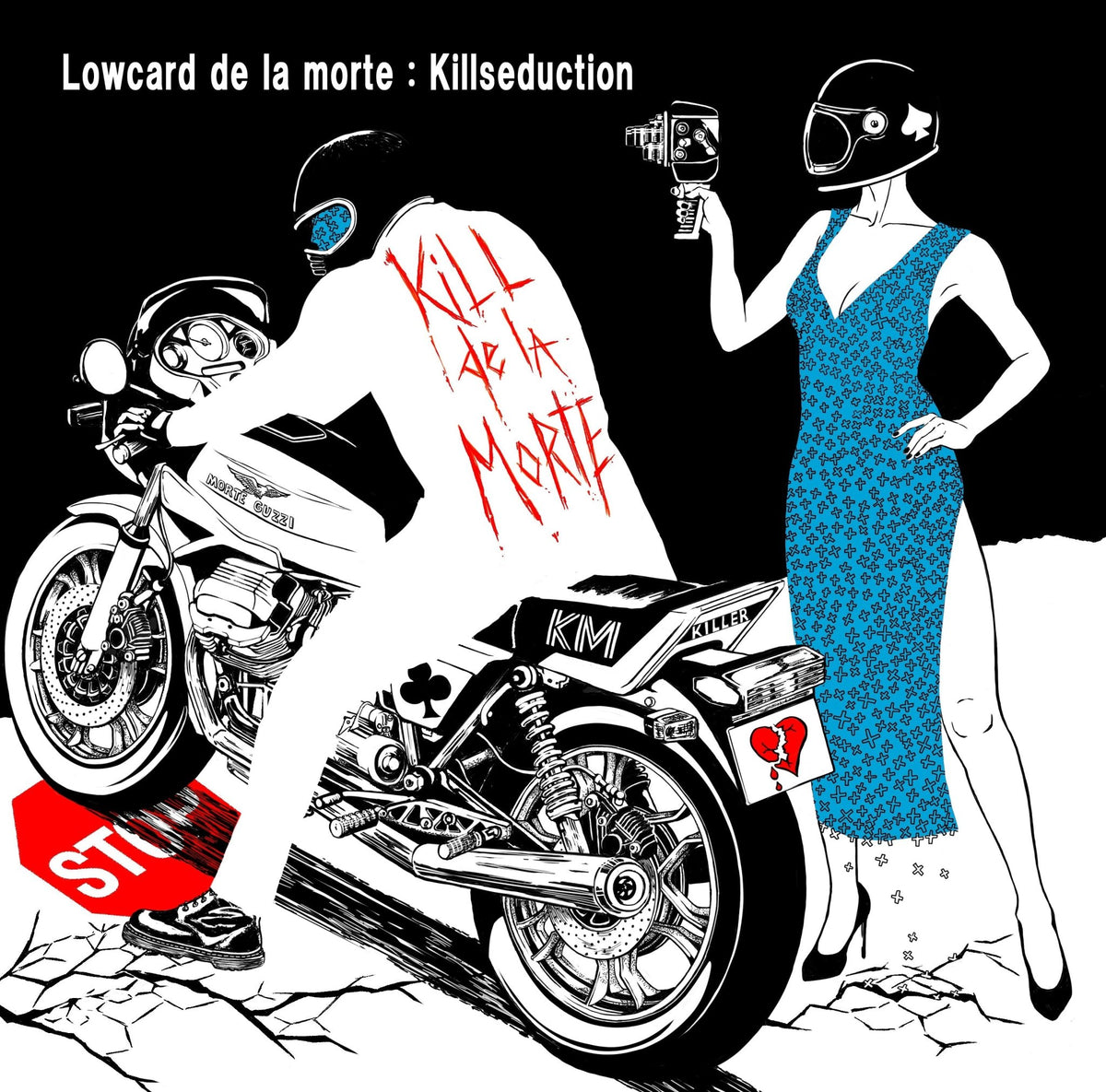 LOWCARD DE LA MORTE / KILLSEDUCTION - Kill De La Morte CD (2nd pressing) - Vyle Vinyl
