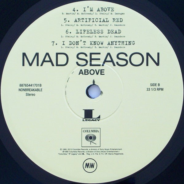 Mad Season - Above (2xLP) - Vyle Vinyl