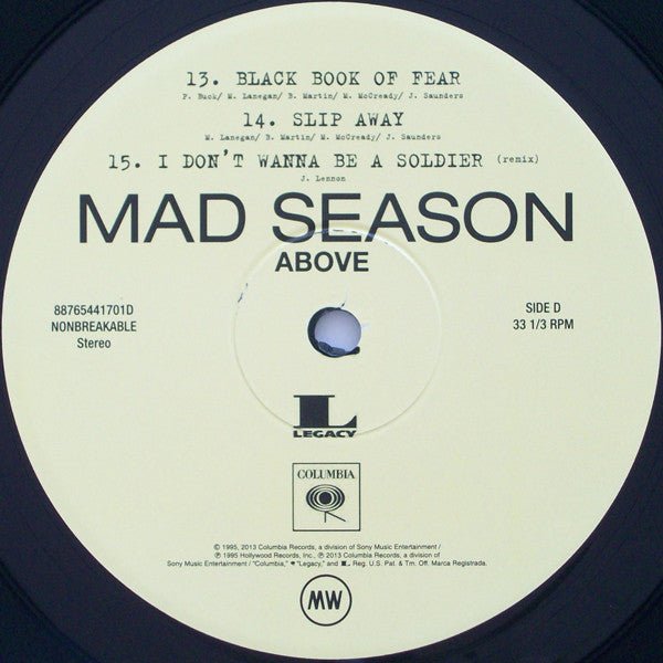 Mad Season - Above (2xLP) - Vyle Vinyl