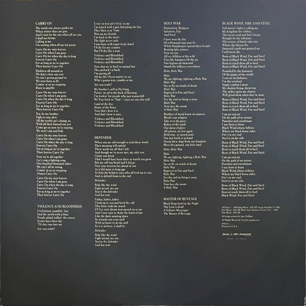 Manowar - Fighting The World (LP) - Vyle Vinyl