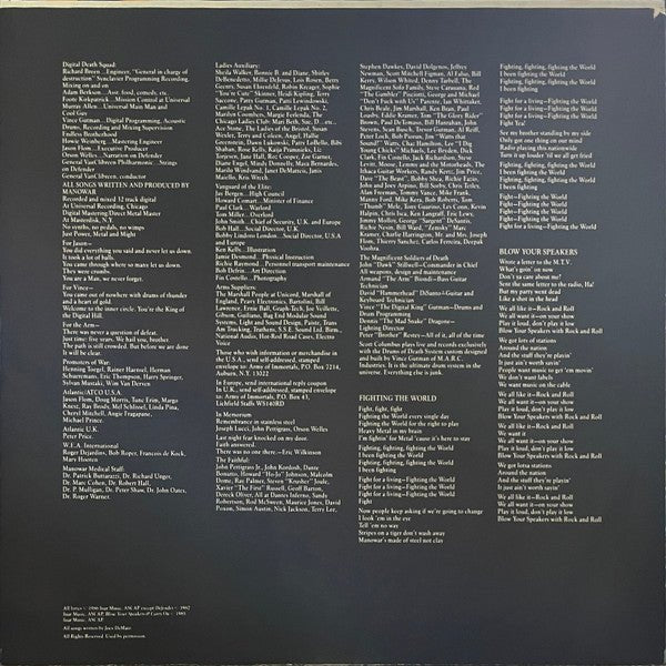 Manowar - Fighting The World (LP) - Vyle Vinyl