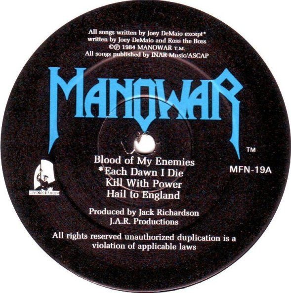 Manowar - Hail To England (LP) - Vyle Vinyl