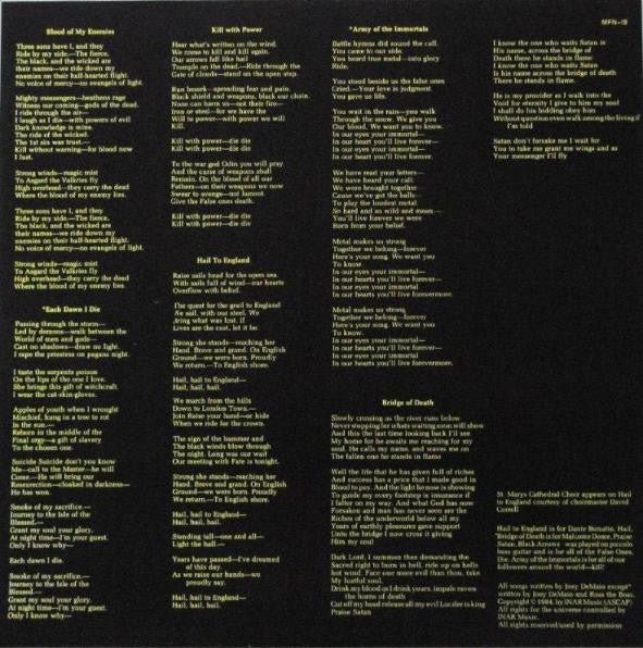 Manowar - Hail To England (LP) - Vyle Vinyl