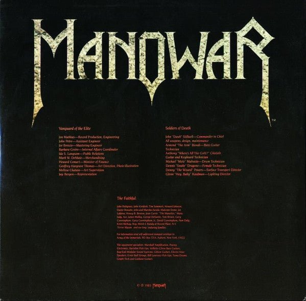 Manowar - Into Glory Ride (LP) - Vyle Vinyl